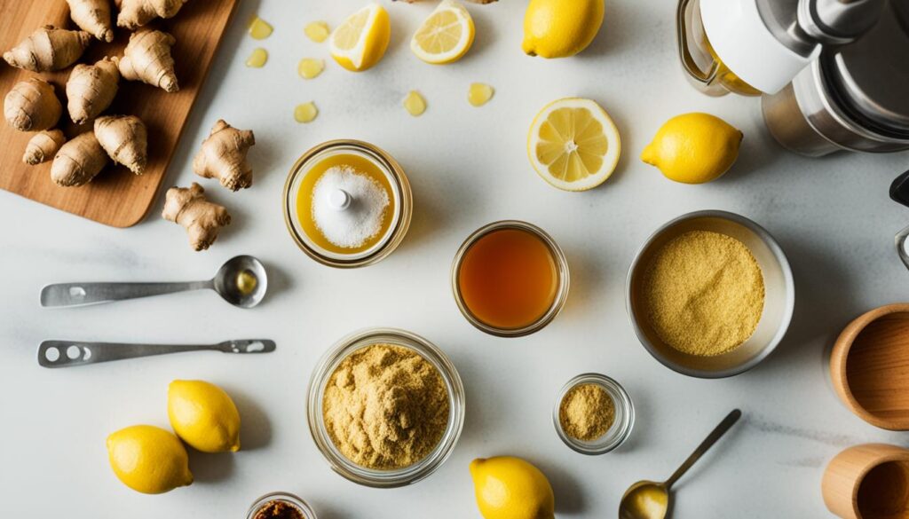 DIY cough syrup with ginger and honey